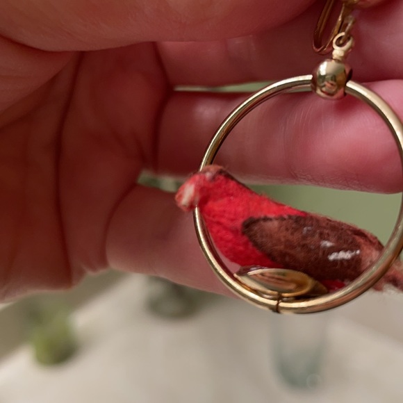 Vintage bird earrings - Picture 3 of 7